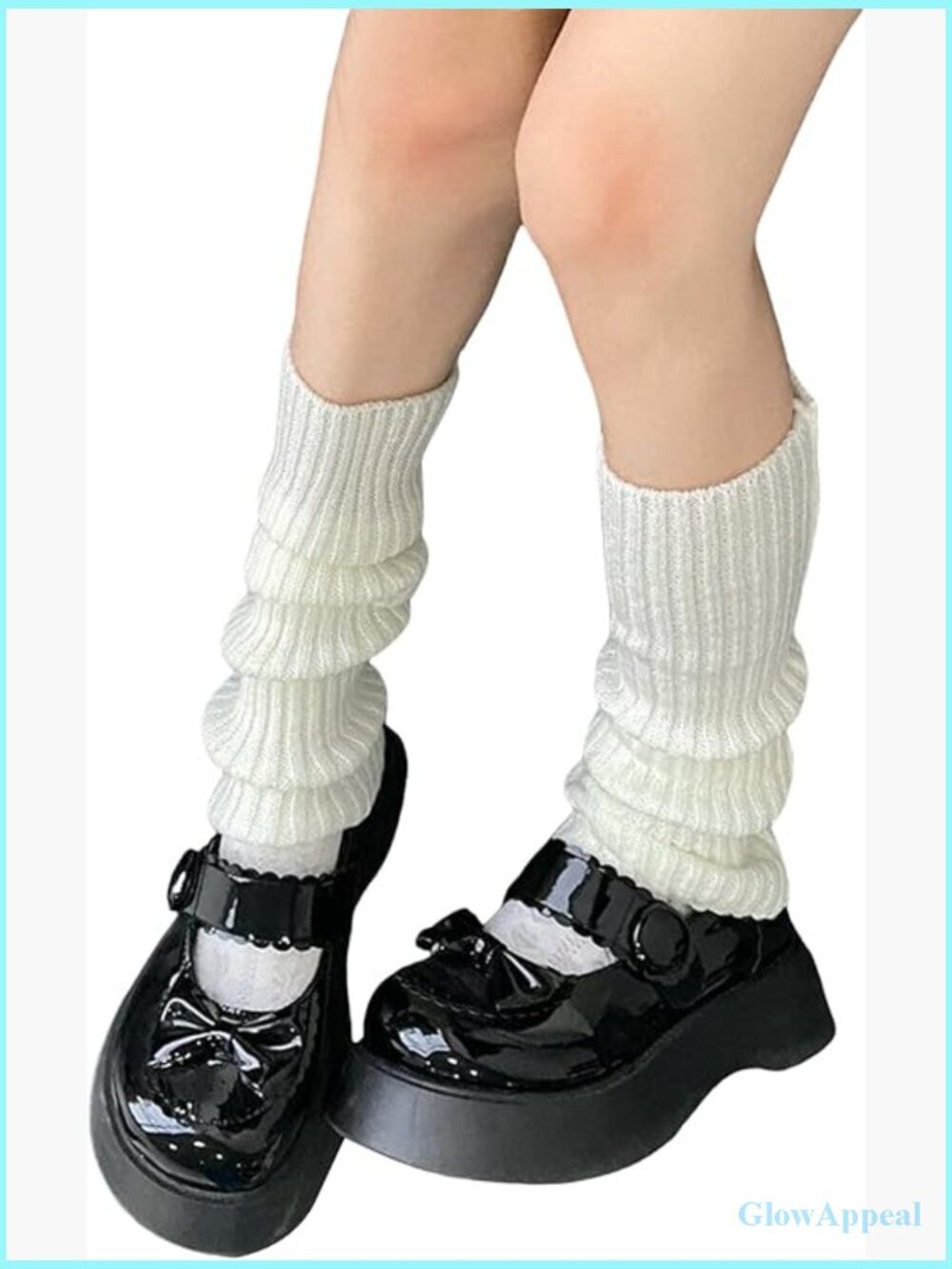 Rib Knit Leg Warmers Long Socks Dance Yoga Harajuku Streetwear
